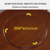 24" 27" 30" 36" 40" Large Lazy Susan Turntable,Tabletop Round Rotating Wooden Serving Tray,Rustic Turntable for Table Dish Revolving Share All Food, Easy to Install(Begonia,60cm/24in) view 3