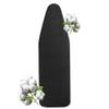LARAKVEAKV Iron Board Cover Elastic Replacement Cover for Iron Board, Drawstring Tightening Ironing Board Cover and Pad 32x12 36x13 43x14 45x15 54x15 Iron Pad Covers(Black,140x50cm/55x19in) view 1