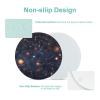 Star Constellation Map Glass Cutting Board Lasting Non-Scratch 7.9 Inch Round Tempered Glass Decorative Printed Chopping Boards For Kitchen Countertop view 3