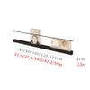 Black Metal Magazine & Brochure Holder - Stylish 80-150cm Hanging Bookshelf for Office, Home & Literature Storage - Mail & Letter Organizer, 2-Pack (150cm/59in) view 2