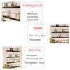 Black Metal Magazine & Brochure Holder - Stylish 80-150cm Hanging Bookshelf for Office, Home & Literature Storage - Mail & Letter Organizer, 2-Pack (150cm/59in) view 3