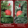 DUOKANOW 8ft Unlit Christmas Tree with 1430 Steel Branch Tip,Premium Full Hinged Spruce Christmas Tree with Foldable Base, Artificial Xmas Tree for Easy Holiday Setup view 4