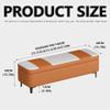 Elegant Gray Shoe Bench with Cushioned Seat Entryway Storage nizer End of Bed Shoe Rack for Hallway and Entrance view 2