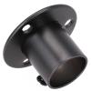 Sturdy 4Pcs Wardrobe Bracket Stainless Steel Closet Rod End Brackets Shower Curtain Wall Mounted Pipes Holder view 4