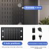 5-Tier Bakers Rack for Kitchen, Free Standing Storage Shelf, Coffee Bar with Microwave Oven Space, Spice & Pot Organizer, Modern Design (70x42x154cm) view 4