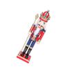 Nutcracker Figurine Puppet Xmas Lifelike Wooden Doll Christmas Decor view 1