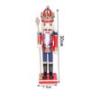 Nutcracker Figurine Puppet Xmas Lifelike Wooden Doll Christmas Decor view 2