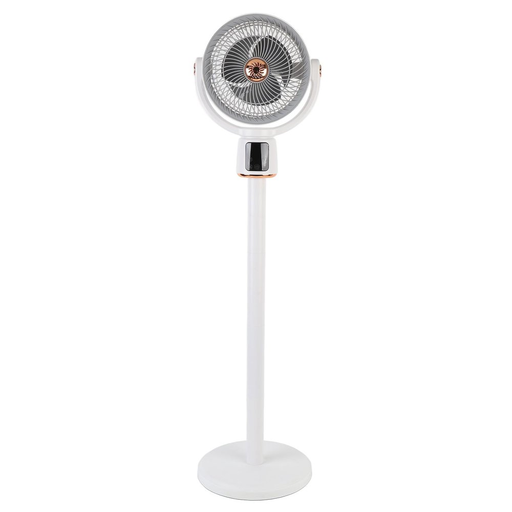 Adjustable Oscillating Standing Fan Strong Air Circulation with Remote for Living Room Bedroom Indoor Use