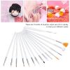 15Pcs Cookies Brushes Set Complete Range Soft Comfortable Handles Easy to Clean Fondant Sugar DIY Tools Set view 4