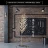 10-Pack Artificial Flowers Tropical Palm Fronds, Bendable Faux Leaves for Party Decor, Wedding Centerpieces & Home Jungle Themes(Gold) view 4