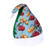 FekiLoot Cherry Pattern Christmas Hats Adults Flip Sequin Xmas Hat Glittery Santa Claus Hat for New Year Party Headwear view 1