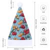 FekiLoot Cherry Pattern Christmas Hats Adults Flip Sequin Xmas Hat Glittery Santa Claus Hat for New Year Party Headwear view 4