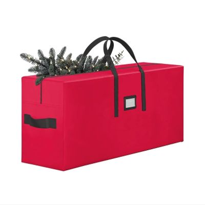 BIOMICE Christmas Tree Storage Christmas Tree Storage Bag Oxford Cloth Double Zipper Container with Handles Bag(165x38x76cm)