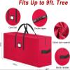 BIOMICE Christmas Tree Storage Christmas Tree Storage Bag Oxford Cloth Double Zipper Container with Handles Bag(165x38x76cm) view 3