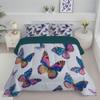 ANALTIRCE White 68" x 86" Duvet, Reversible Coverless Children Boys Girls 2 Duvet, Twin Washable Quilt 7.5 Tog for All Seasons, Cartoons Insects Comforter with 1 Pillowcases view 1