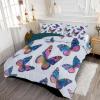 ANALTIRCE White 68" x 86" Duvet, Reversible Coverless Children Boys Girls 2 Duvet, Twin Washable Quilt 7.5 Tog for All Seasons, Cartoons Insects Comforter with 1 Pillowcases view 3