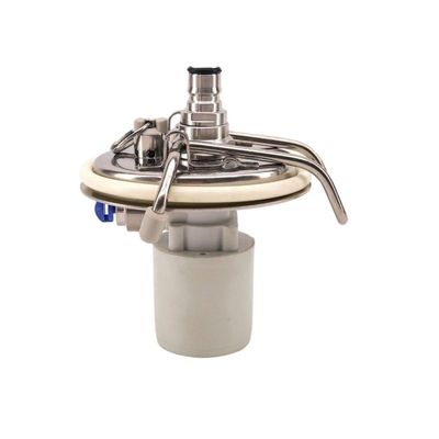 1pcs Continuous Soda Carbonator Lid - Silver Beer Keg Lid for Home & Commercial Use - Effortless Carbonated Soda Dispenser
