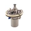 1pcs Continuous Soda Carbonator Lid - Silver Beer Keg Lid for Home & Commercial Use - Effortless Carbonated Soda Dispenser view 2