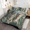 ANALTIRCE Sage Green 68" x 86" Duvet, Reversible Coverless Children Boys Girls 2 Duvet, Twin Washable Quilt 7.5 Tog for All Seasons, Abstract Banana Leaf Comforter with 1 Pillowcases view 3