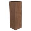 HEANUJJ Wooden Umbrella Bucket Stand Farmhouse Square Umbrella Holder for Home Office Entryway Drying and Storage view 1