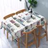 Jendfert Set of Various Vintage Cassette Players. Retro 80s Outdoor 54x72 Inch Tablecloth - Party Tablecloth for Picnics, Weddings, and Vacations view 1