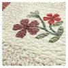 QDKVTNDJZ Floral Cotton 3/4pcs Patchwork Bedspread on The Bed Linen Quilted Duvet Cover Blanket Coverlet Plaid Padded, Sheets(Red,3pcs Set) view 4