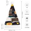 FekiLoot Vinyl Records And Tapes Santa Hat Unisex Adult Warm Santa Hats Classic Interesting Comfort Christmas Cap with Plush Brim And Liner for Christmas New Year Holiday Party Supplies view 2