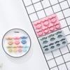 Silicone Lips and Moustache Mould Set, Pink and Grey, 2-Pack Food Grade Baking Moulds for Chocolate, Ice, Candy Making view 3