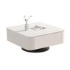 Coffee Table Small Coffee Table Tea Square Rock Plate Light Luxury Modern Living Room Home view 1