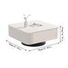 Coffee Table Small Coffee Table Tea Square Rock Plate Light Luxury Modern Living Room Home view 2