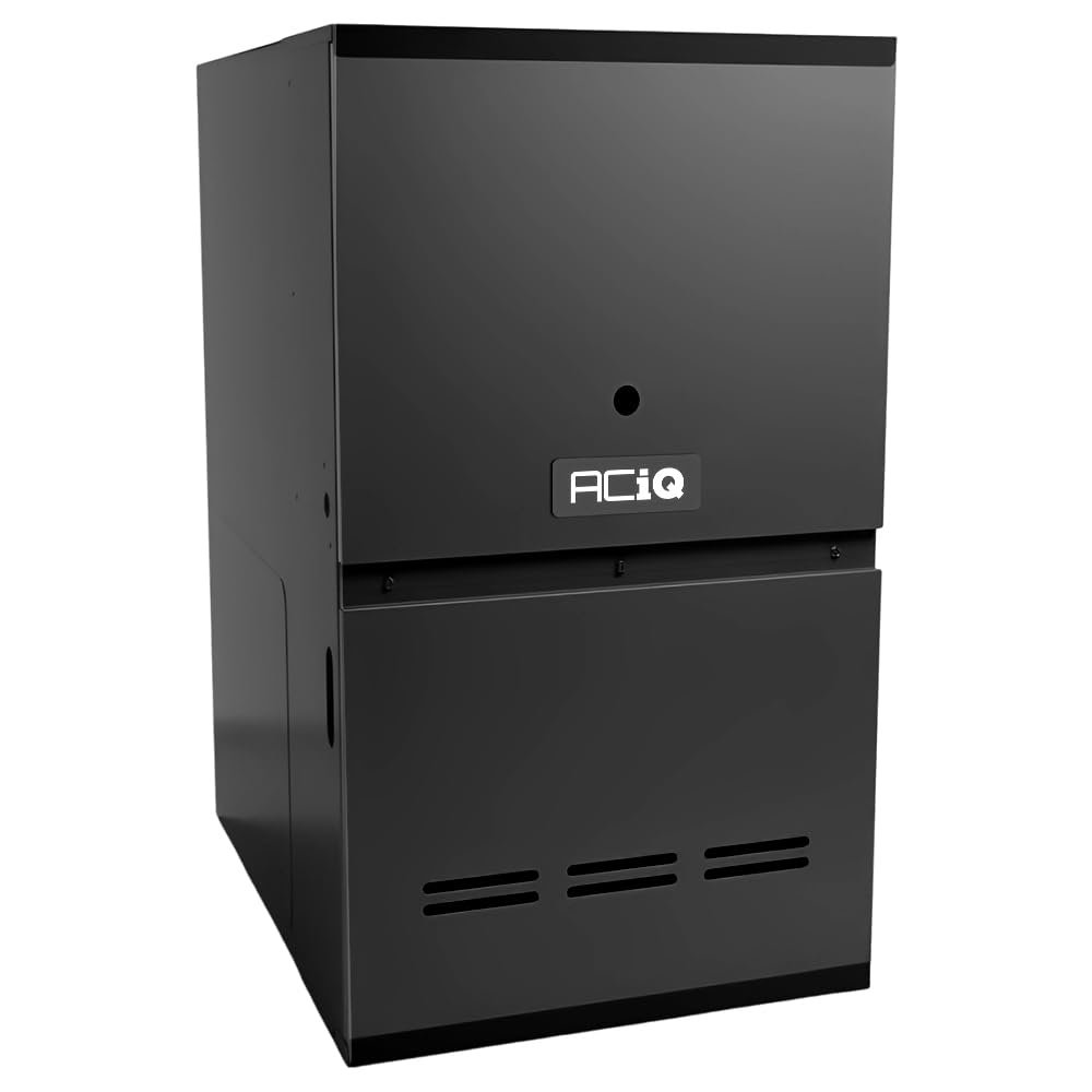 ACiQ 80% 80,000 BTU Single Stage Gas Furnace with LP Kits - 17.5" Width - Downflow/Horizontal | 1600 CFM R32, 9-Speed, HVAC Gas Heater