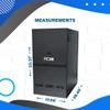 ACiQ 80% 80,000 BTU Single Stage Gas Furnace with LP Kits - 17.5" Width - Downflow/Horizontal | 1600 CFM R32, 9-Speed, HVAC Gas Heater view 2