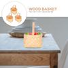 KITCHENKARATLY Mini Woven Baskets Handles, Party Treats Holder and Candy Favor Basket for Wedding and Birthday Decoration view 2
