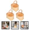 KITCHENKARATLY Mini Woven Baskets Handles, Party Treats Holder and Candy Favor Basket for Wedding and Birthday Decoration view 4