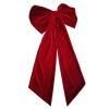 TTETTZ Velvet Bow Christmas Tree Ornament Festival Decorative Bowknot for Wedding view 4