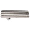 SUNGOOYUE Rectangular Linear Shower Drain Made of Stainless Steel, Durable, Efficient, Prevents Bad Odors for Bathroom Floors, 20 X 5.5 Cm (Side Drain) view 2