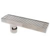SUNGOOYUE Rectangular Linear Shower Drain Made of Stainless Steel, Durable, Efficient, Prevents Bad Odors for Bathroom Floors, 20 X 5.5 Cm (Side Drain) view 3