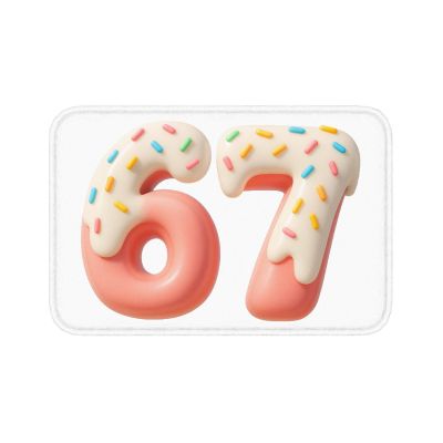 67 Six Seven Sendy 6 7endy Let's get Sendy 67 Meme Funny 6 7 Laundry Room Rugs Welcome mat