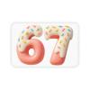 67 Six Seven Sendy 6 7endy Let's get Sendy 67 Meme Funny 6 7 Laundry Room Rugs Welcome mat view 1
