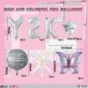 143pcs Y2K 2000s Party Balloon Arch Kit - Kpop Party Decorations with Y2K Butterfly Disco Rose Red Purple Soft Pink Balloons for 2000s Pink Birthday & Bachelorette Party Supplies view 2