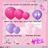 143pcs Y2K 2000s Party Balloon Arch Kit - Kpop Party Decorations with Y2K Butterfly Disco Rose Red Purple Soft Pink Balloons for 2000s Pink Birthday & Bachelorette Party Supplies view 3