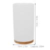 BESPORTBLE Ceramic Bathroom Accessories Set White Toothbrush Cup Lotion Dispenser with Base Vanity Countertop Organizer for Home and Family view 2