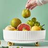 White 360 Degree Rotating Spice Rack Organizer, Seasoning Storage Holder view 3