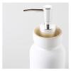Beautiful Bathroom Accessories Ceramic Soap Dispenser for Kitchen, and Countertop Lotion Pump/Soap Bath Shower Tub Dcor, White Bathroom Decor view 4