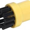 QPRABTDS Replacement Cleaning Brushes for Karcher SC1 SC2 SC3 SC4 SC5 SC7 CTK10 Steam Cleaners, Cleaning Brush Round Nozzle Accessories(1 PCS Yellow) view 1