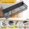 Magnetic Spice Rack for Refrigerator, Magnetic Shelf for, Fridge Magnet Organizer, Magnetic Fridge Shelf for Kitchen Organization and Storage (4 Pack) view 4