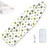 LARAKVEAKV Ironing Board Cover Pad Green Replacement Ironing Cover 15x48in 15x45in Iron Board Cover with Padding, Steam Ironing Board Protective Cover, Non Slip(Polka dots,122x38cm/48x15in) view 1