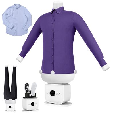 HENGCMM Inflatable Ironing Machine, Touched Automatic Ironing Machine, Hands-Free Automatic Ironing Machine, Custom Heat & Timer Settings, Quick Ironed Dry of Shirts, Pants & Shoes A
