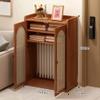 LXHELIVERY Radiator Cover Cabinet with Shelf, Decorative Steam Radiator Cover for Home - Breathable & Waterproof, Hides Cluttered Pipes(60X25X98 CM) view 2