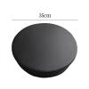 HouseVibe Barstool Replacement Seat Cushion Top Round 13.78 Inch Compact Repair Chair Seat for Swivel Chair Bar Stool Office Barber Shop- Black view 4